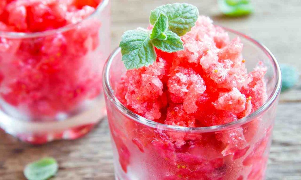 granita senza gelatiera