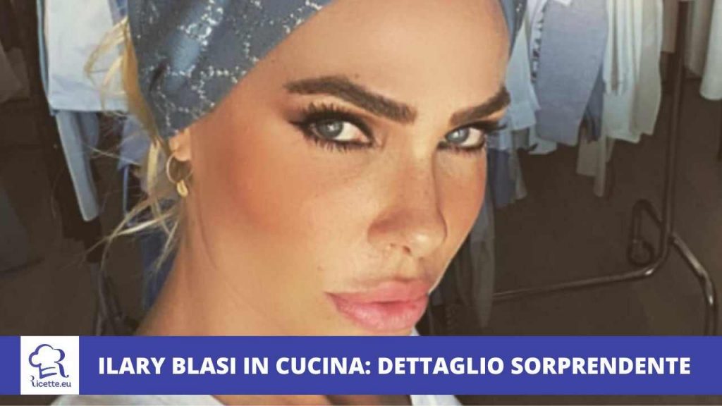 Ilary Blasi cucina