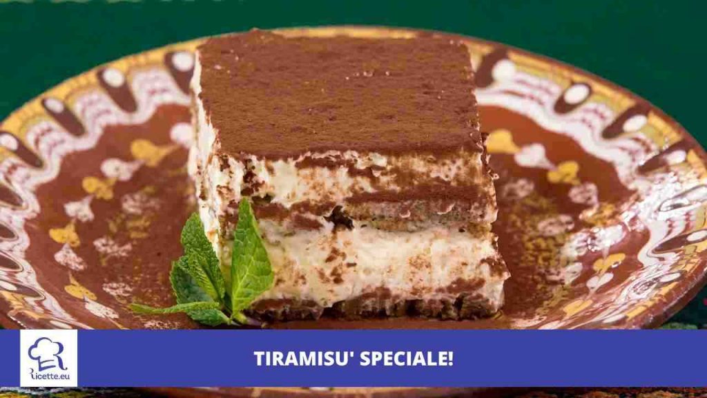 Tiramisù diverso dal solito