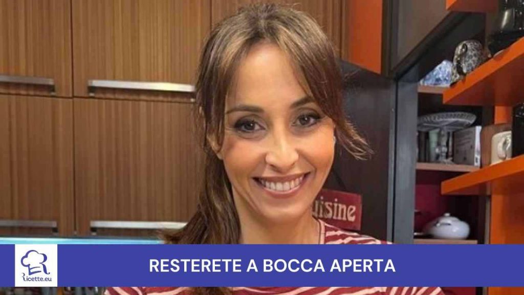 Benedetta PArodi mostra lista spesa