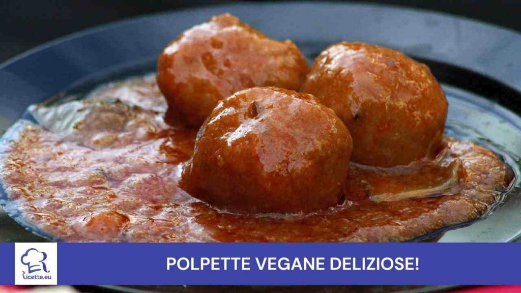 Polpette vegane cuociono sugo