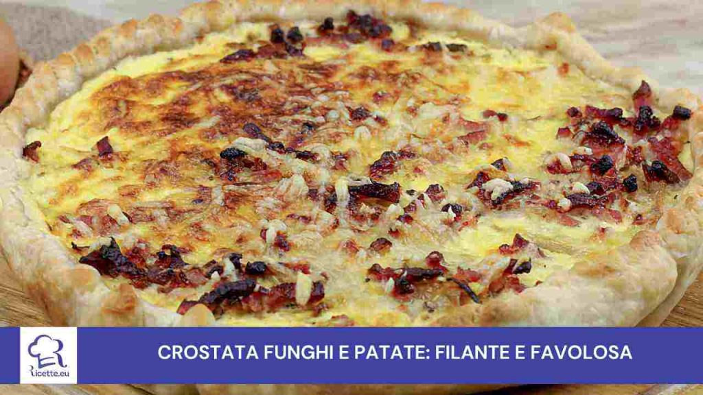 crostata patate funghi