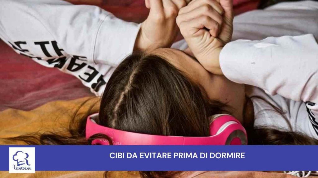 cibi dormire