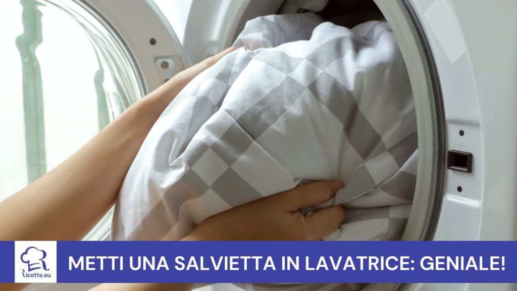 Salvietta umidificata lavatrice