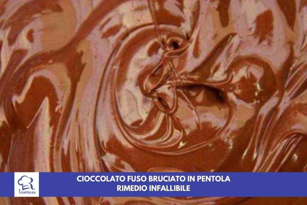 cioccolato bruciato rimedio