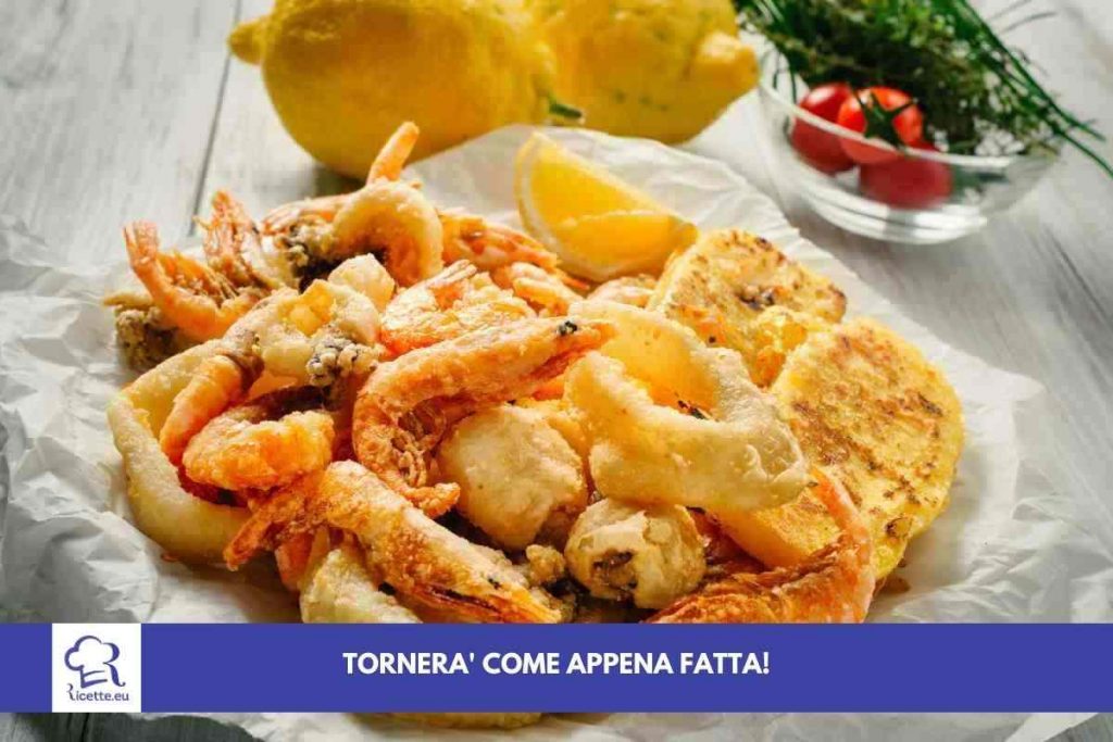 Frittura di pesce avanzi trucco