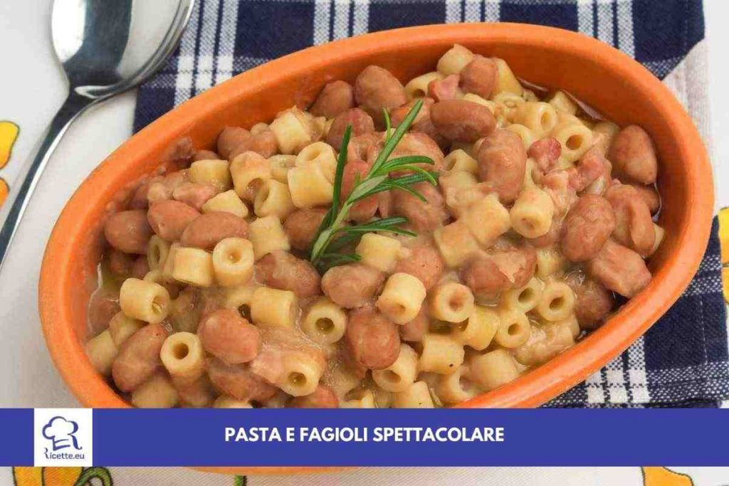 Pasta e fagioli questo modo