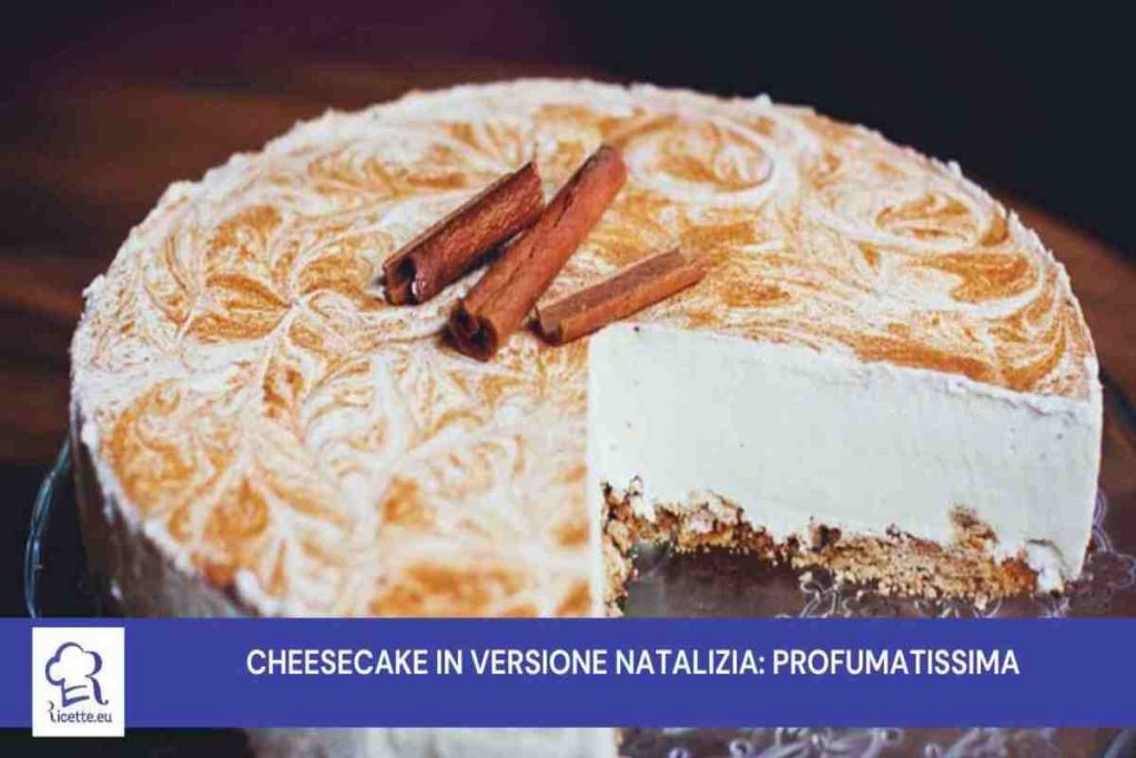 cheesecake natalizia
