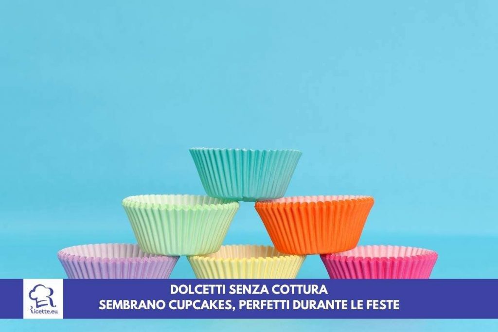 ricetta dolcetti senza cottura feste