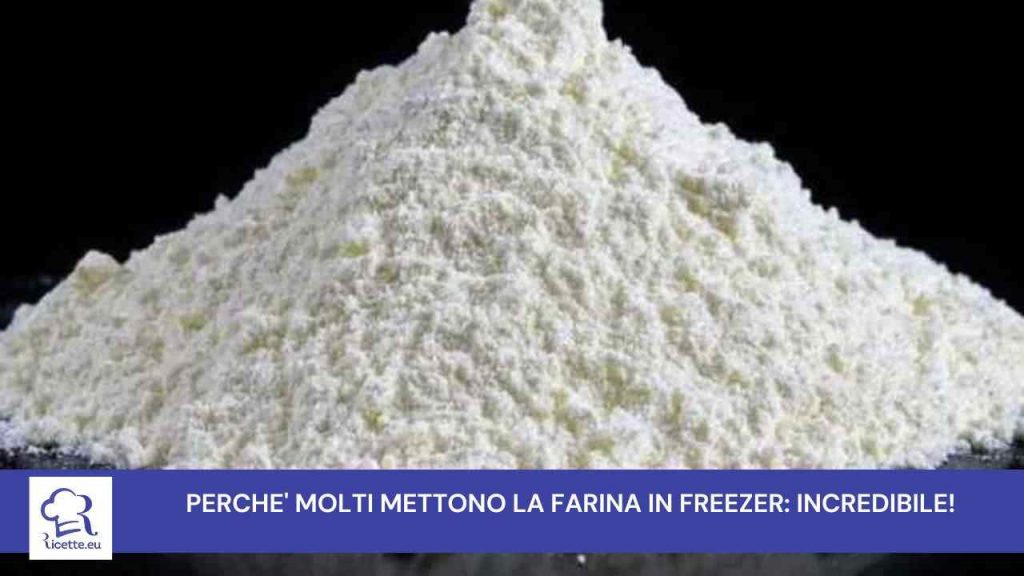 mettere farina freezer