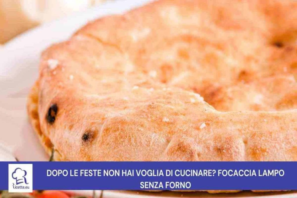 focaccia lampo feste