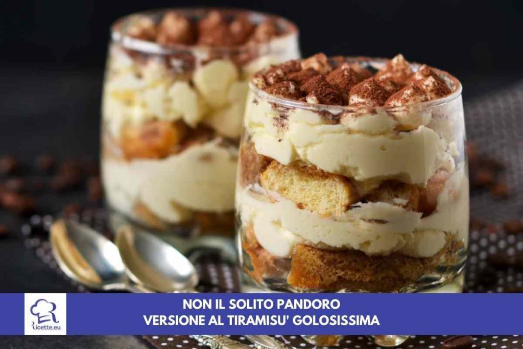 pandoro tiramisù dessert