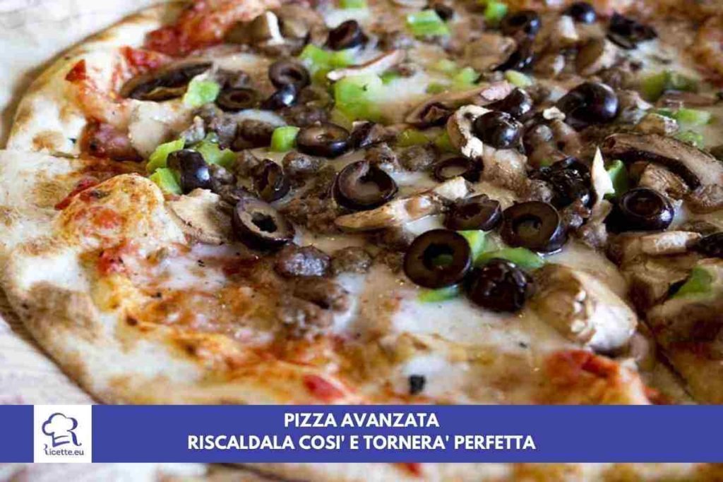 riscaldare pizza come fare