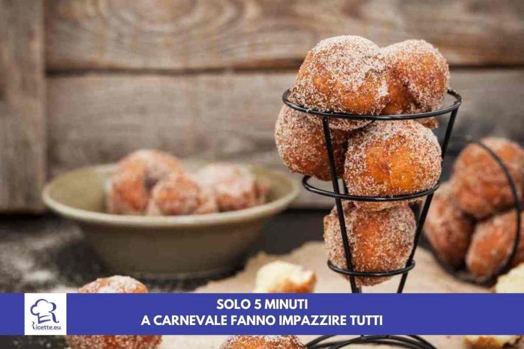 frittelle carnevale ricetta