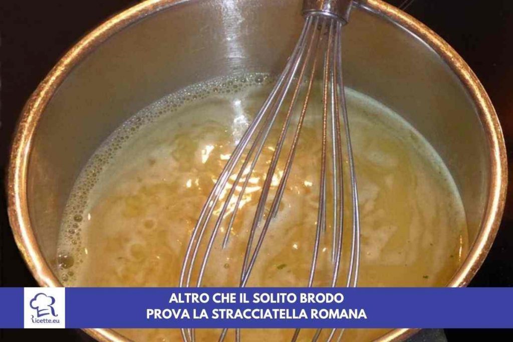 stracciatella romana ricetta