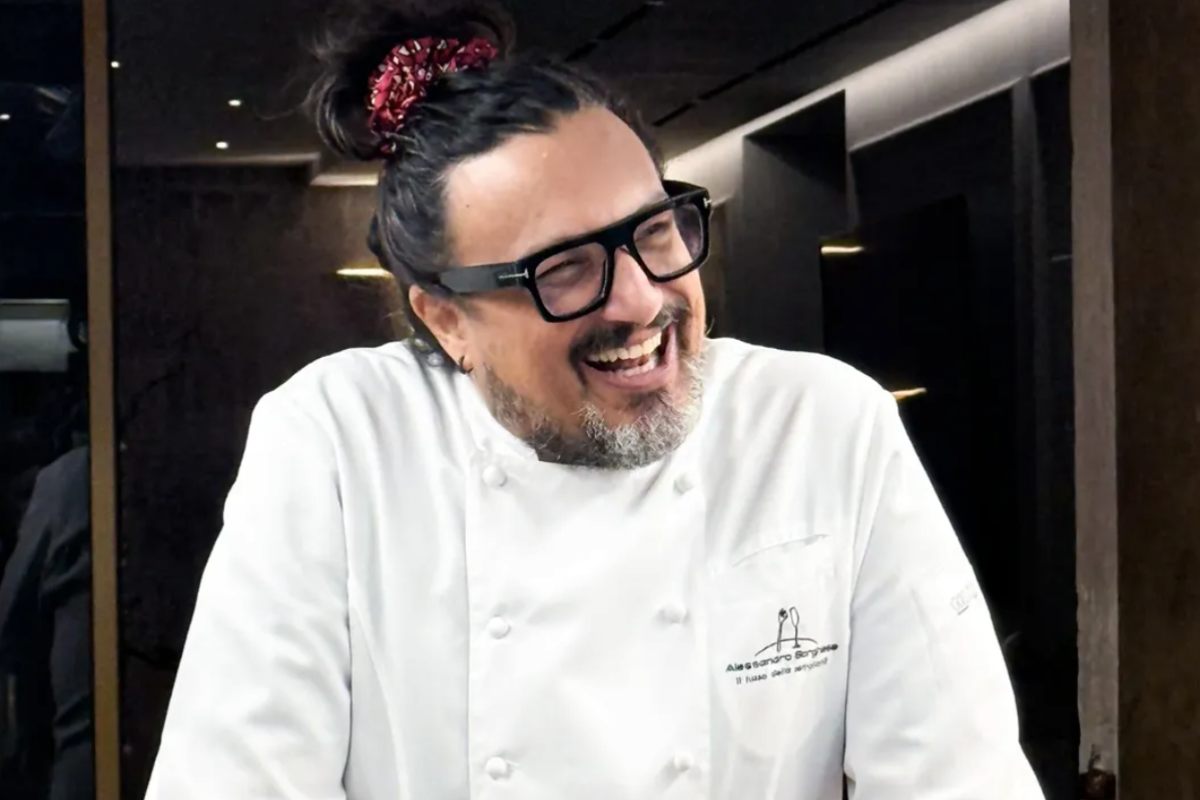 Borghese nel suo ristorante