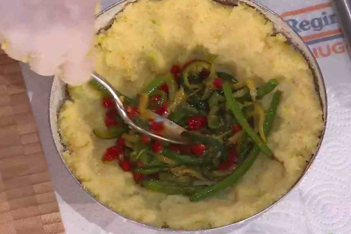 ingredienti zuccotto alle verdure