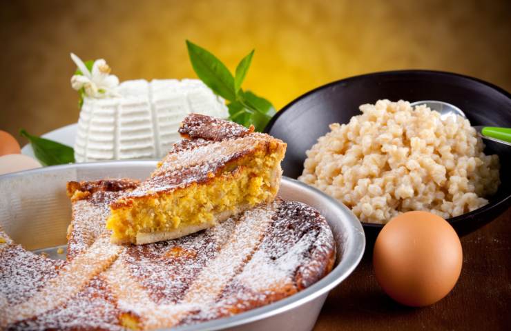 ripieno pastiera di grano
