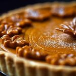 particolare della torta zucca butternut