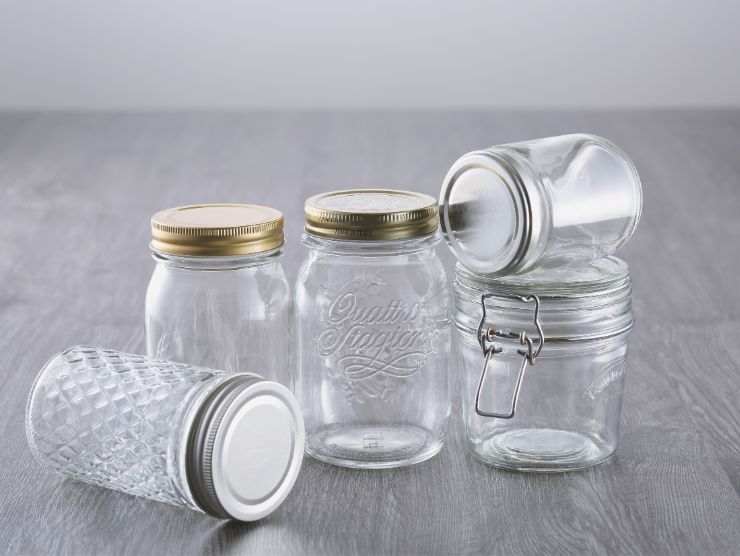 barattoli di vetro