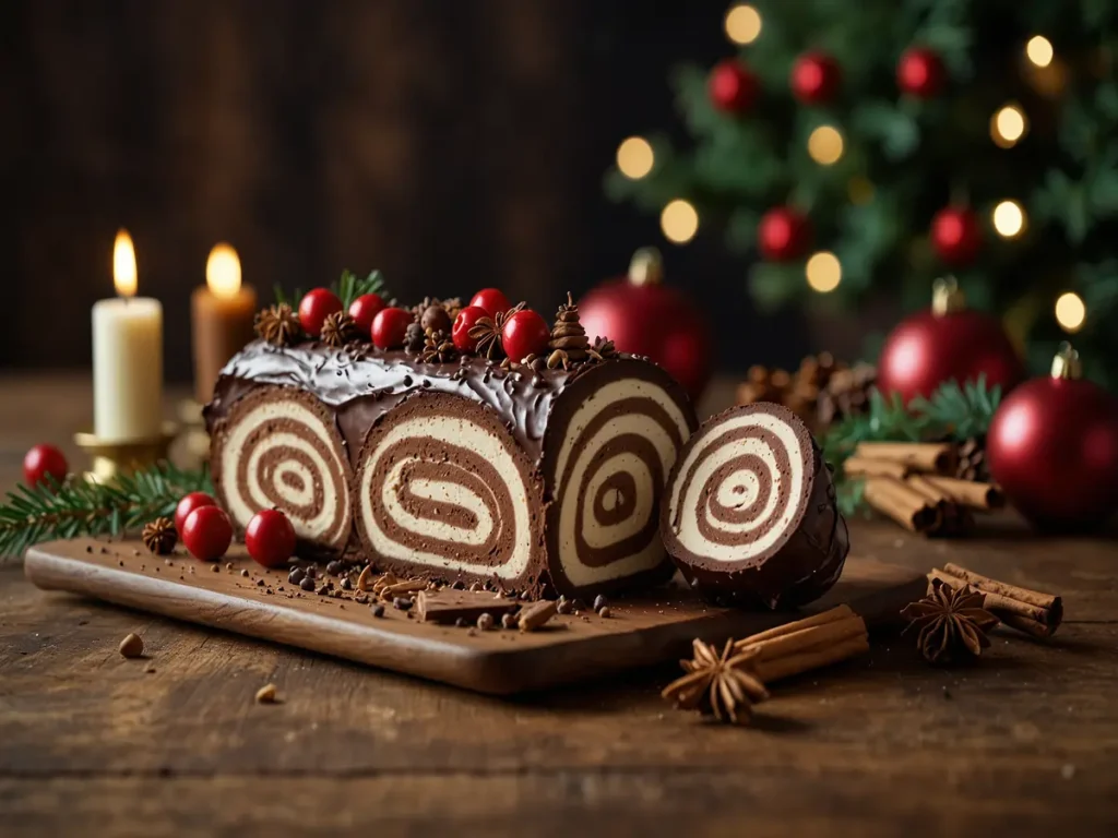 Tronco di Natale di Lucake: Una Variante Golosa e Scenografica del Classico Bûche de Noël