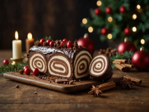 Tronco di Natale di Lucake: Una Variante Golosa e Scenografica del Classico Bûche de Noël